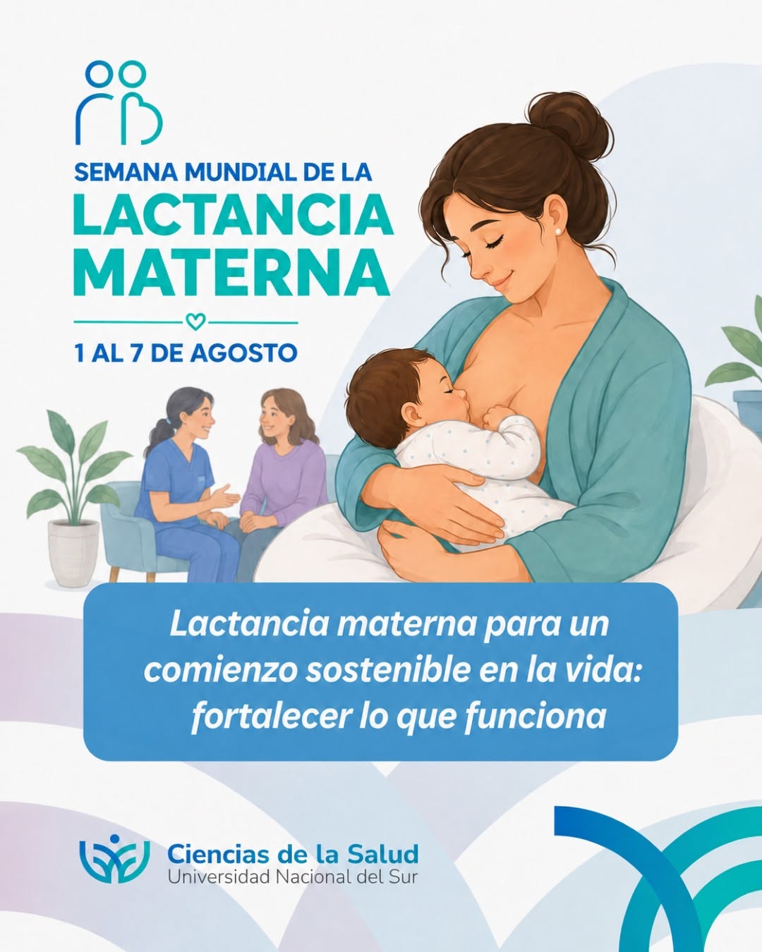 Estudiantes de Obstetricia de la UNS elaboraron material educativo sobre lactancia materna