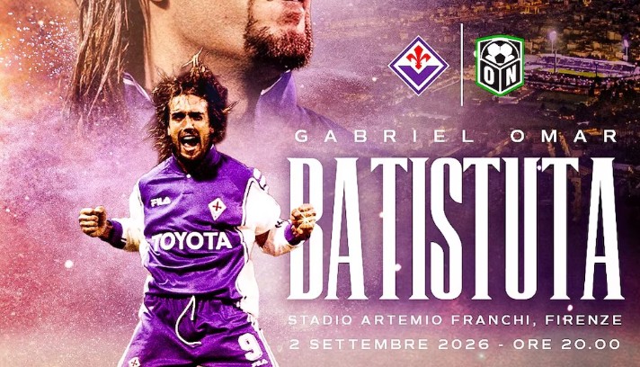 Gabriel Batistuta volverá a jugar a los 57 años para la Fiorentina