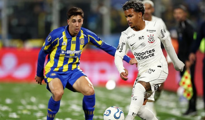 El Rosario Central de Di María empató 0-0 con Corinthians por la ida de los octavos de final de la Copa Libertadores