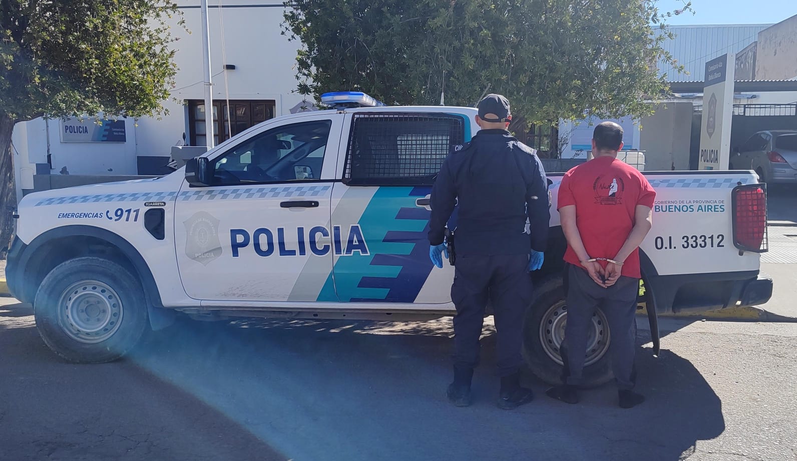 Detuvieron a un hombre acusado de agredir físicamente a su pareja