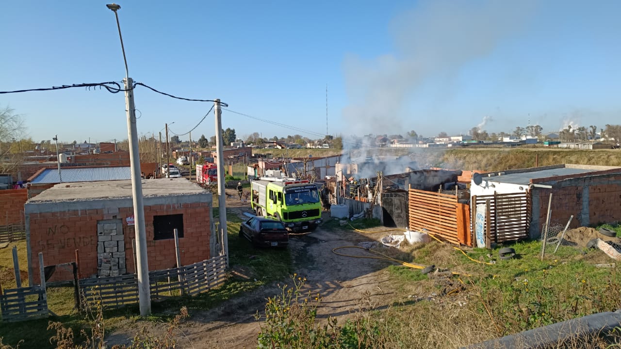 Incendiaron la casa del hombre que mató a otro en Pedraza al 400