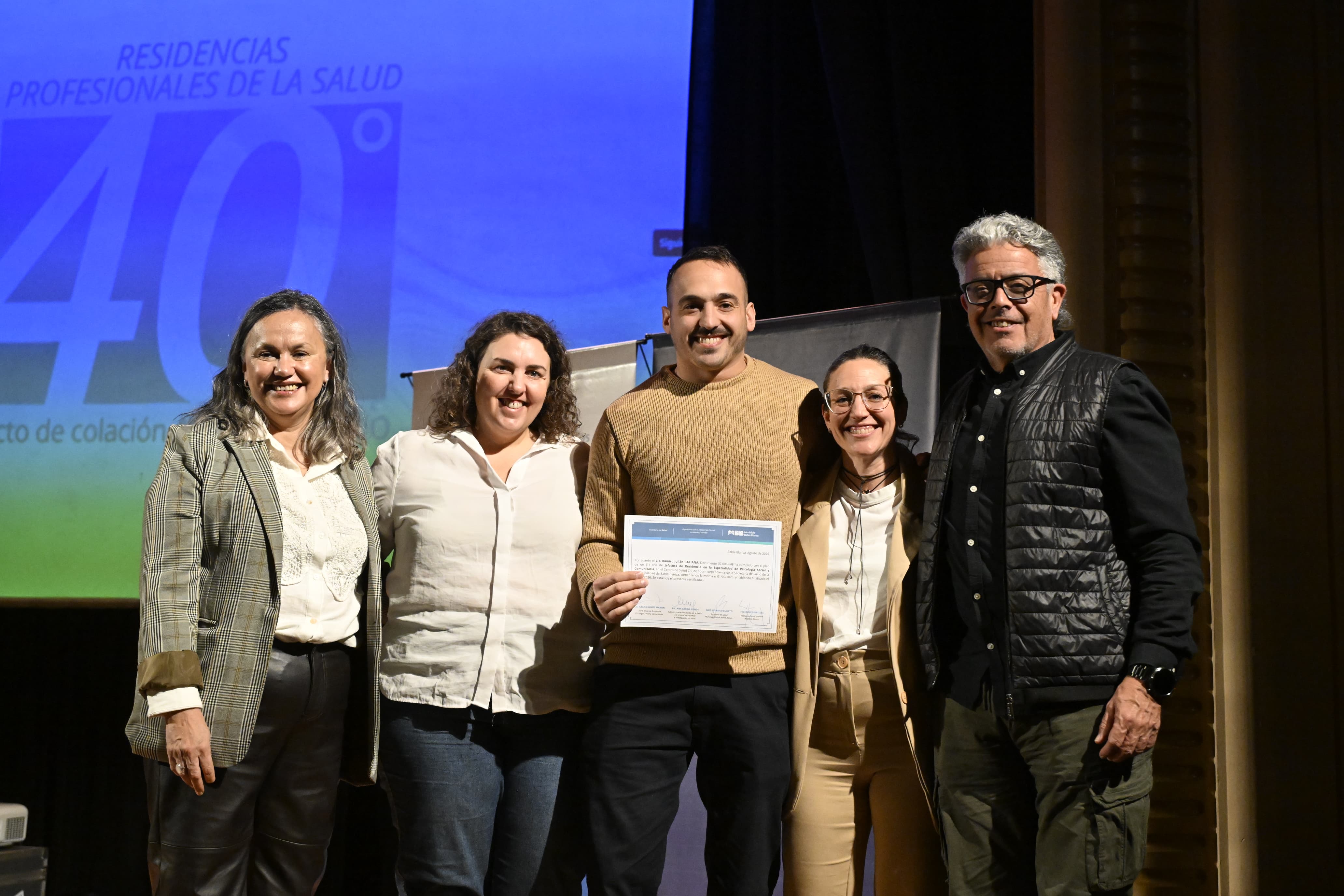 Acto de colación de residentes profesionales del ámbito de Salud