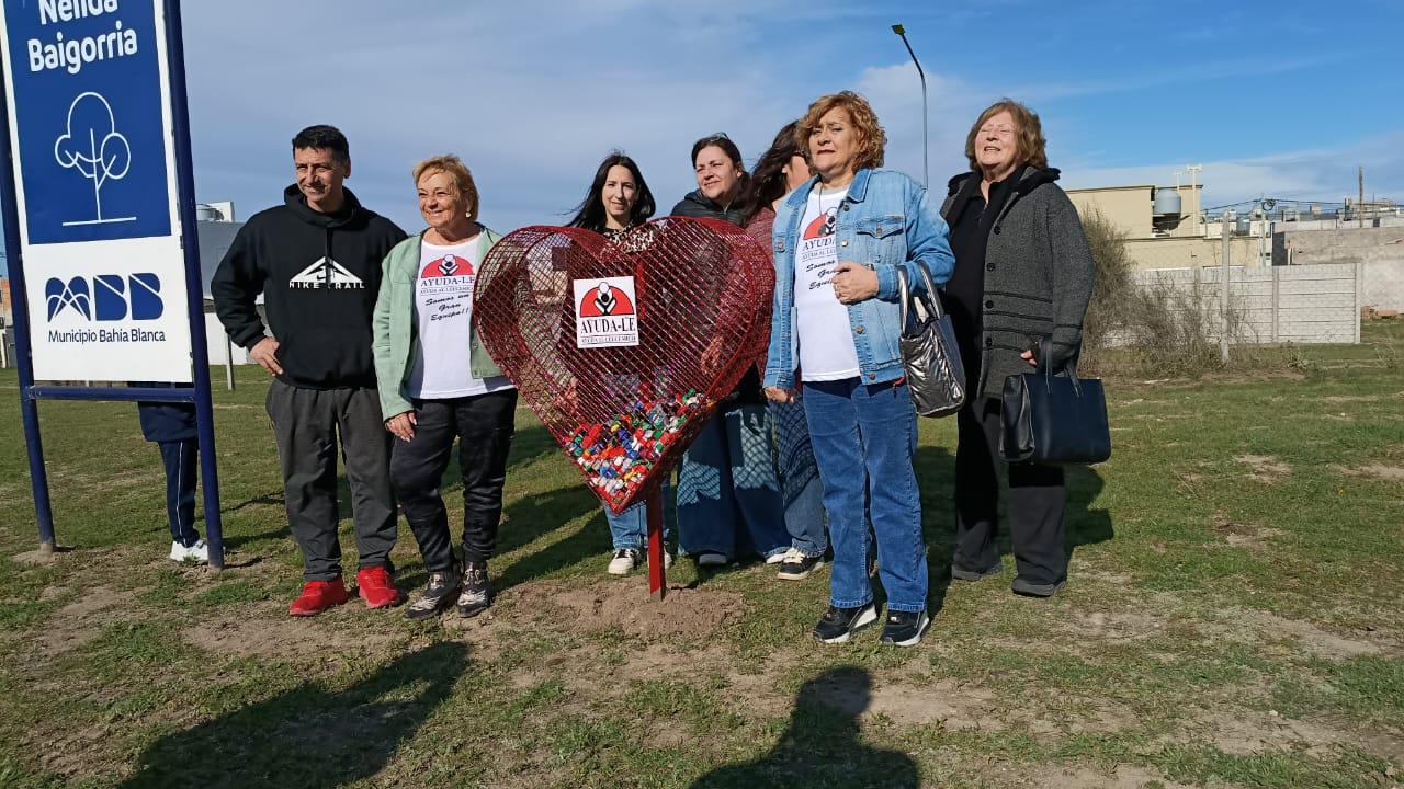 Un nuevo corazón solidario para Ayuda-Le fue instalado en el barrio Las Magnolias