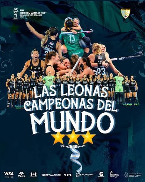 Argentina, en lo más alto: Las Leonas campeonas del Mundial 2026