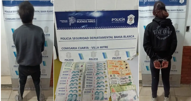 Robaron dos fernet, dinero en efectivo y los atraparon