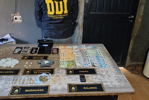 Una mujer fue aprehendida por tenencia de cocaína para la venta