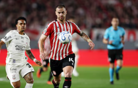 Estudiantes de La Plata igualó 1-1 como local ante Corinthians por la ida de los cuartos de final de Libertadores