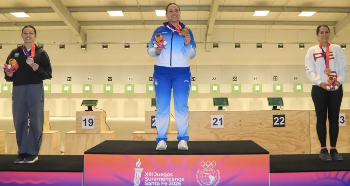 Argentina superó las 100 medallas en el quinto día de los Juegos Suramericanos Santa Fe 2026