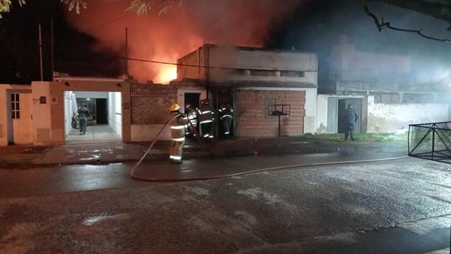 Se incendió la casa donde había atacado el hermano del Intendente de Punta Alta