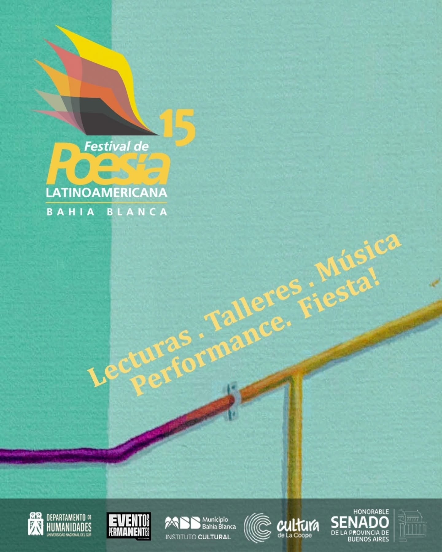 El 15º Festival de Poesía Latinoamericana ya se vive en Bahía Blanca