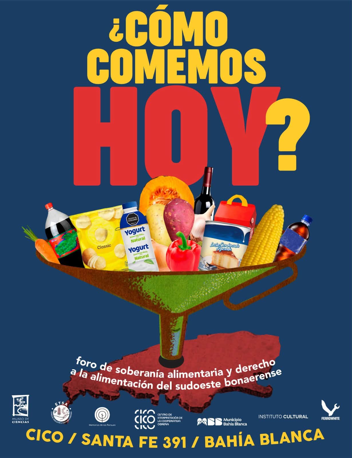 Bahía Blanca será sede del primer Foro de Soberanía Alimentaria del sudoeste bonaerense