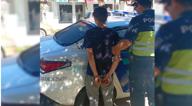 Amenazó a un hombre con un arma de fuego y fue aprehendido