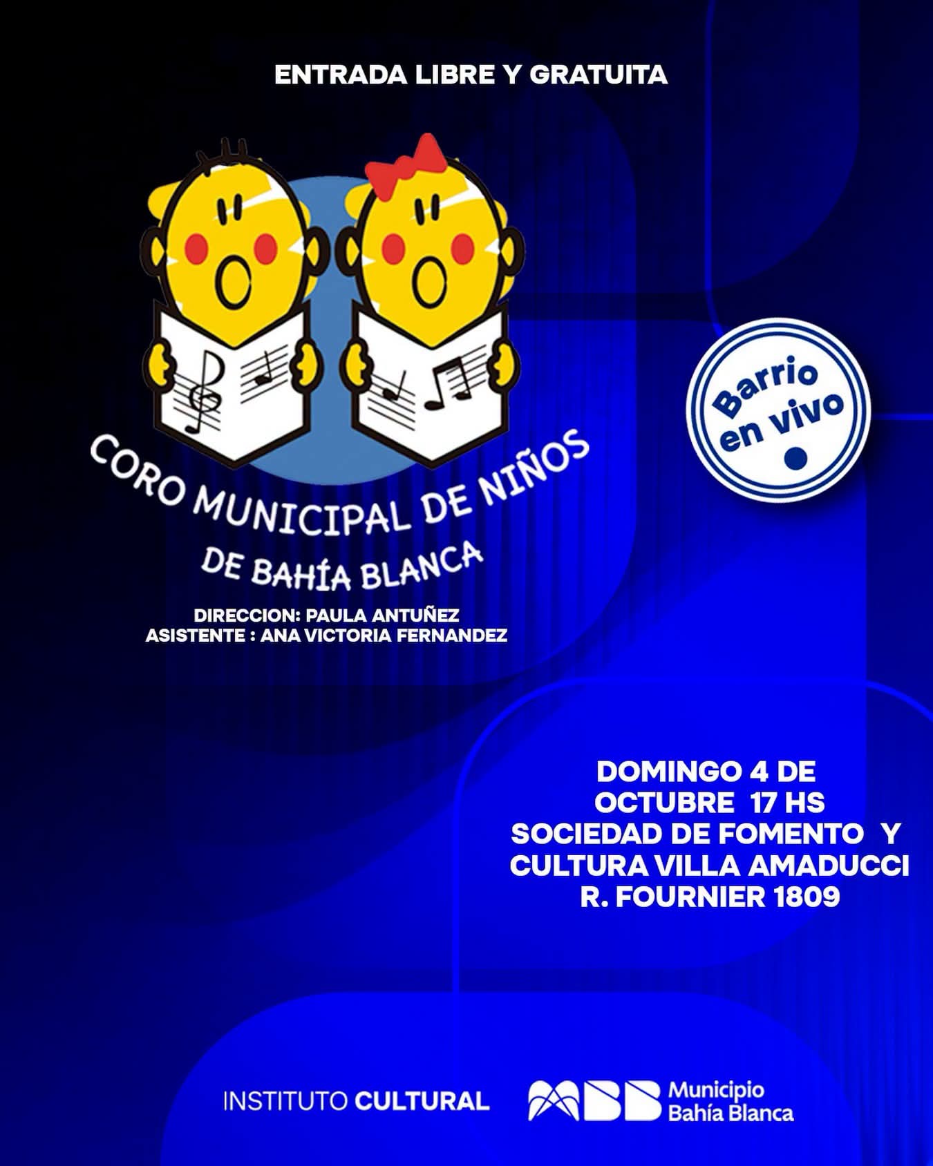 El Coro Municipal de Niños se presenta este domingo en Villa Amaducci