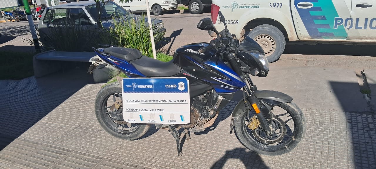 Circulaba en una moto con pedido de secuestro y fue aprehendido por encubrimiento