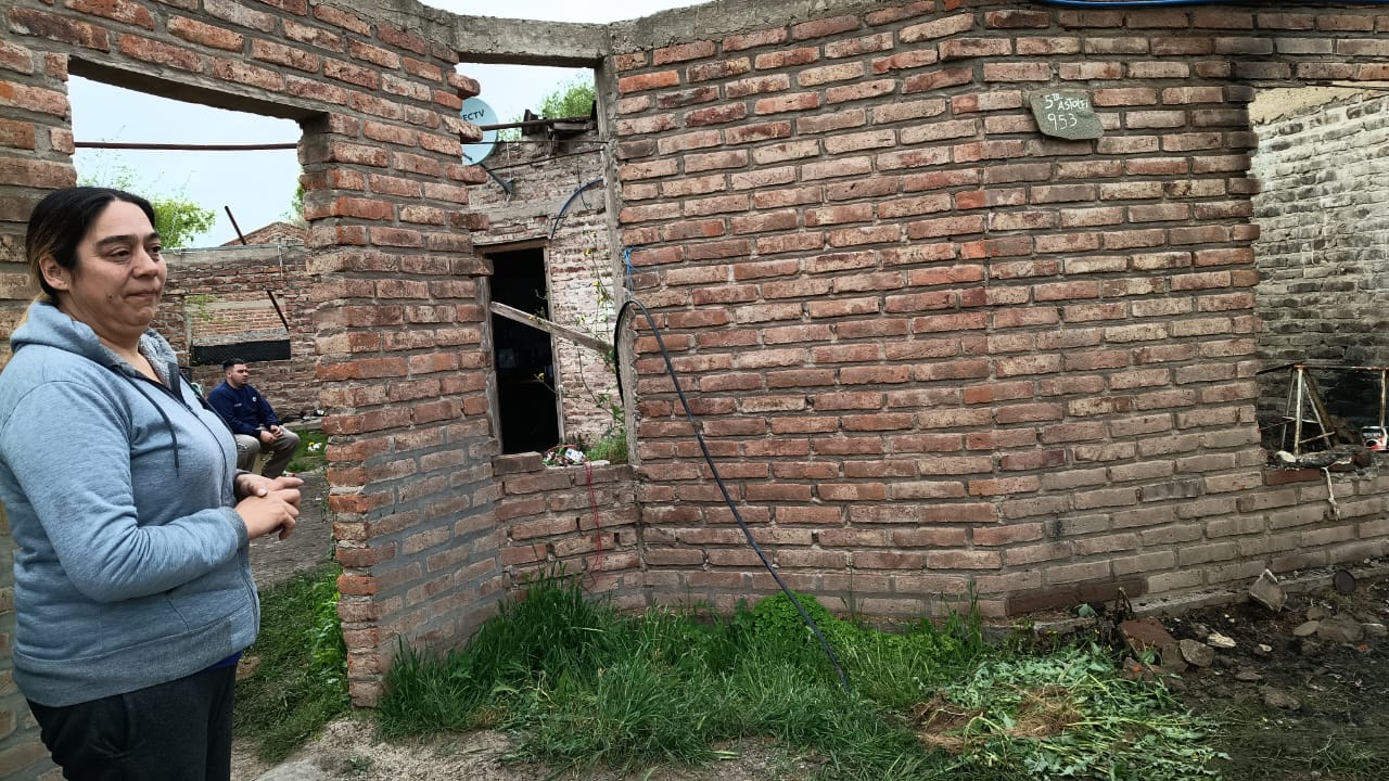 Pérdidas totales por el incendio de una casa en Grünbein