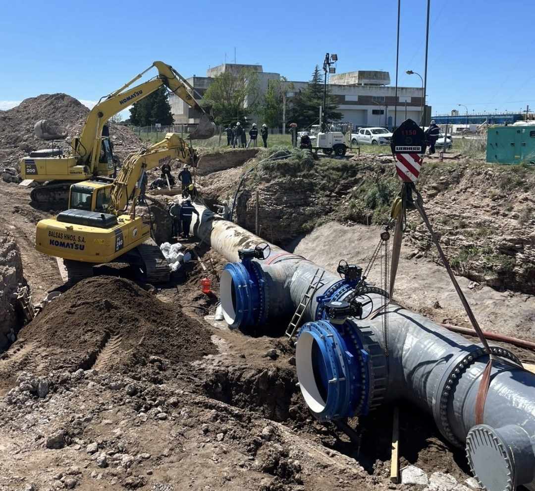 Finalizaron los trabajos en Planta Patagonia: el servicio de agua se recuperará de manera paulatina
