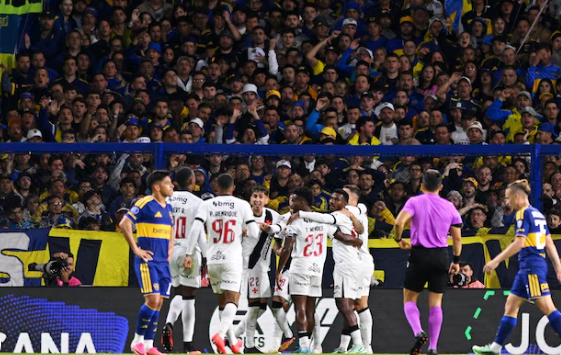Boca Juniors perdió como local 1-0 ante Vasco da Gama por la ida de las semifinales de la Copa Sudamericana