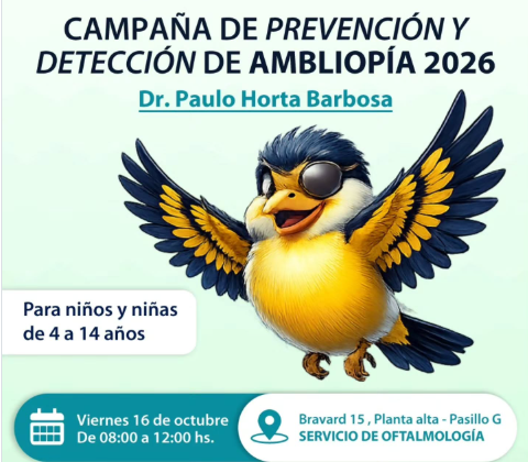Se presentó la campaña de prevención y detección de Ambliopía 2026